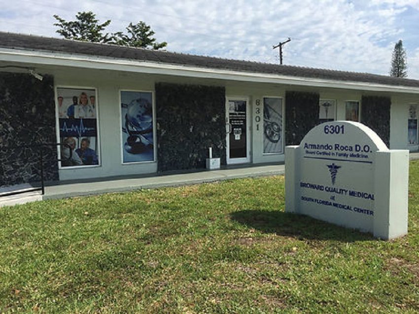 Front of a Medical Center