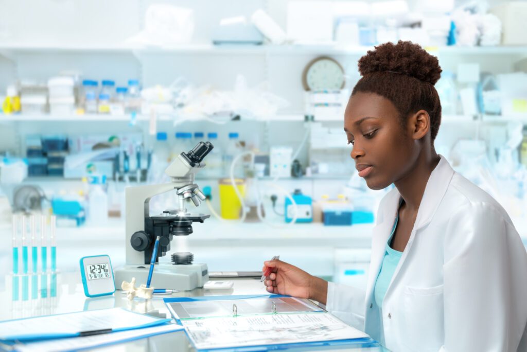 Laboratory Specialist at work